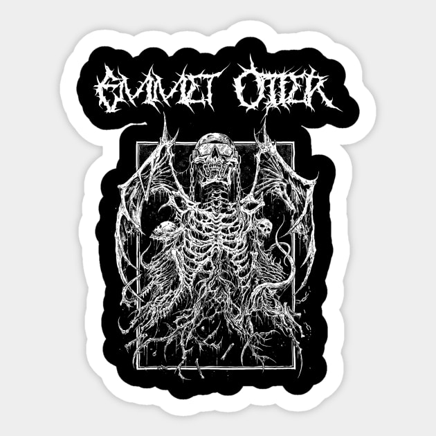 emmet otter death metal Sticker by Ank Kai